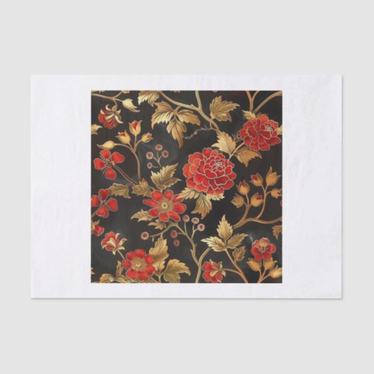 Papier Mousseline Chinoiserie Motif18 (Recto)