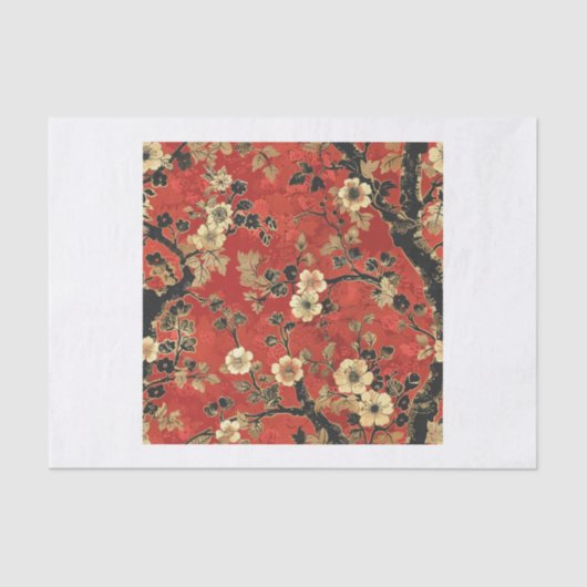 Papier Mousseline Chinoiserie Motif19 (Recto)