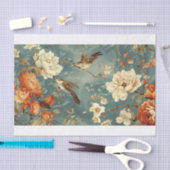 Papier Mousseline Chinoiserie Motif21 (Artisanat)
