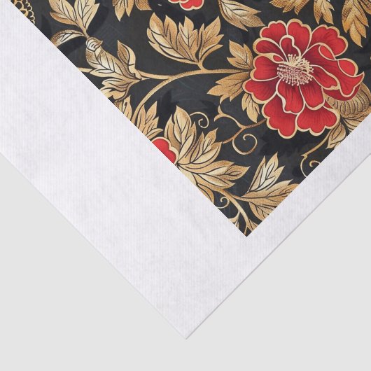 Papier Mousseline Chinoiserie Motif5 (Détail)