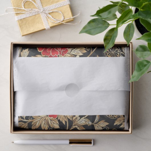 Papier Mousseline Chinoiserie Motif5 (Cadeau)