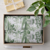 Papier Mousseline Chinoiserie Orient Peinture Paysage Découpage (Cadeau)