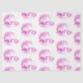 Papier Mousseline Chinoiserie Pink Willow Water Bridge (Recto)