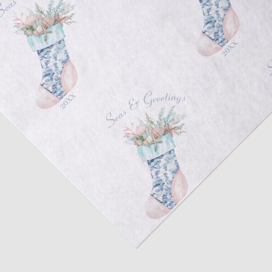 Papier Mousseline Chinoiserie Seashell Stocker papier de tissus (Détail)