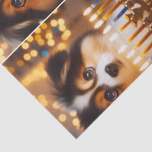 Papier Mousseline Chiot de Hanoukka (Détail)