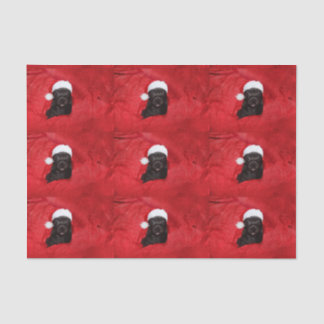 Papier Mousseline Chiot de Noël