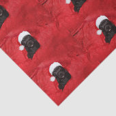 Papier Mousseline Chiot de Noël (Détail)