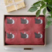 Papier Mousseline Chiot de Noël (Cadeau)
