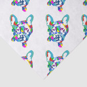 Papier Mousseline Chiots Bouledogues Français (Détail)