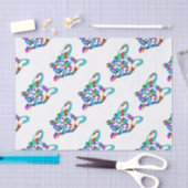 Papier Mousseline Chiots Bouledogues Français (Artisanat)