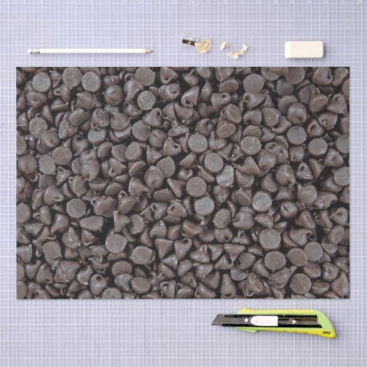 Papier Mousseline Chips au chocolat (Artisanat)