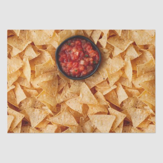 Papier Mousseline Chips et salsa (Recto)