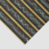 Papier Mousseline Choc électrique Imaginaire industriel Bandes en la (Détail)