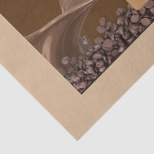 Papier Mousseline Chocoholics AMUSANT nommé Chocolat Traitements Sac (Détail)