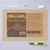 Papier Mousseline Chocoholics AMUSANT nommé Chocolat Traitements Sac (Artisanat)