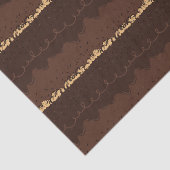 Papier Mousseline Chocolat Anniversaire Gel Frosting (Détail)