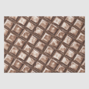 Papier Mousseline Chocolat Barre de Bonbons Anniversaire