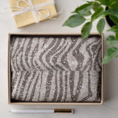 Papier Mousseline Chocolat Brown crème Blush Zebra Parties scintilla (Cadeau)