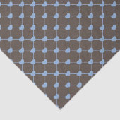PAPIER MOUSSELINE CHOCOLAT BROWN DE COEURS BLEUS (Détail)