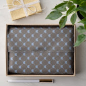 PAPIER MOUSSELINE CHOCOLAT BROWN DE COEURS BLEUS (Cadeau)