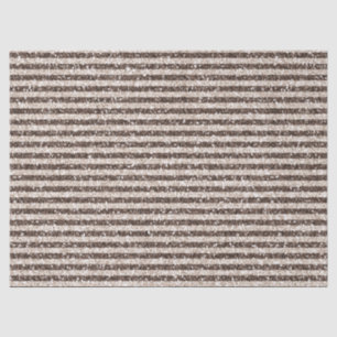 Papier Mousseline Chocolat Brown Parties scintillant de broussailles