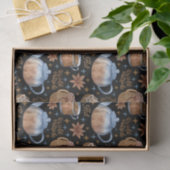 Papier Mousseline Chocolat chaud et étables à cannelle (Cadeau)