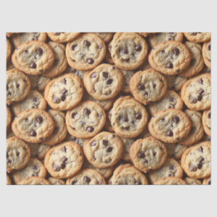 Papier Mousseline Chocolat Chip Cookies Motif Cuisine à thème