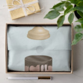 Papier Mousseline Chocolat Drives et Rose Gold Luxury Cake (Cadeau)