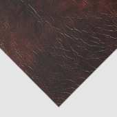 Papier Mousseline Chocolat foncé Cuir Brown (Détail)