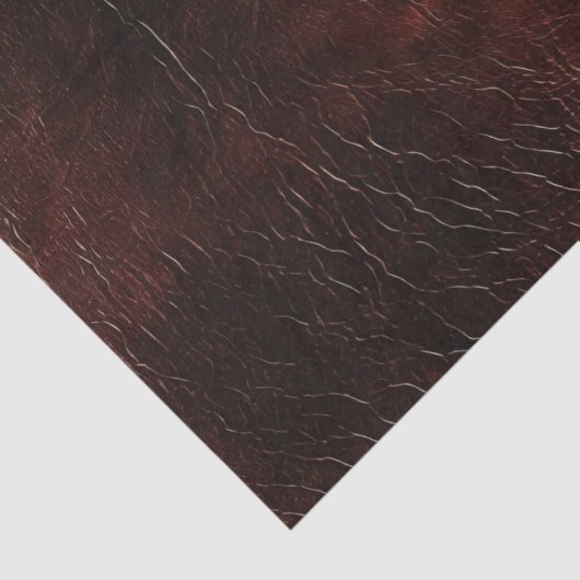 Papier Mousseline Chocolat foncé Cuir Brown (Détail)