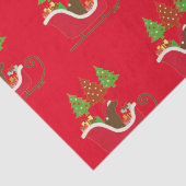 Papier Mousseline Chocolat Labrador Silhouette de Noël Silhouette Ro (Détail)