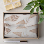 Papier Mousseline Chocolat Mocha Ice Cream Cones Anniversaire (Cadeau)