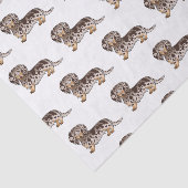 Papier Mousseline Chocolat & Tan Dapper cheveux longs Motif (Détail)