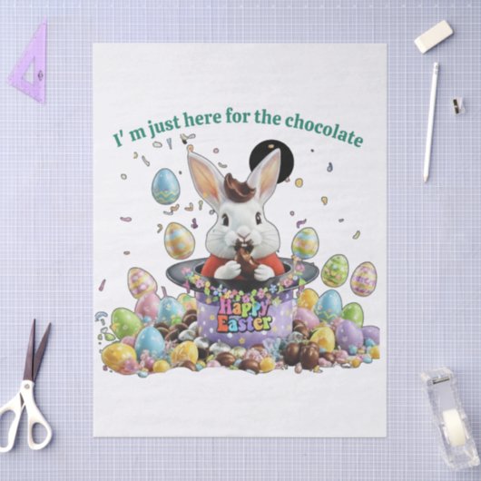 Papier Mousseline Chocolate Lover Easter (Artisanat)