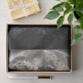 Papier Mousseline Chœur de Loup au Clair de Lune (Cadeau)