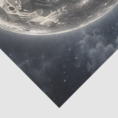 Papier Mousseline Chœur de Loup au Clair de Lune (Détail)