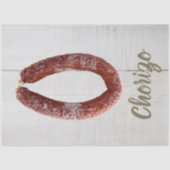 Papier Mousseline Chorizo Saucisson (Recto)