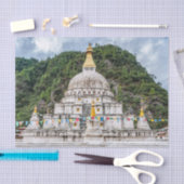 Papier Mousseline Chorten Kora - Bhoutan oriental, Himalaya, Asie (Artisanat)