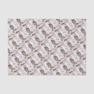 Papier Mousseline Chouette à la corne à la chasse