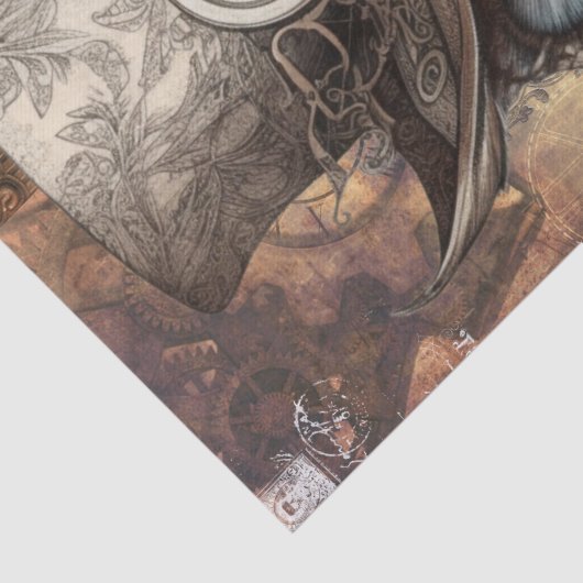 Papier Mousseline Chouette à vapeur (Détail)