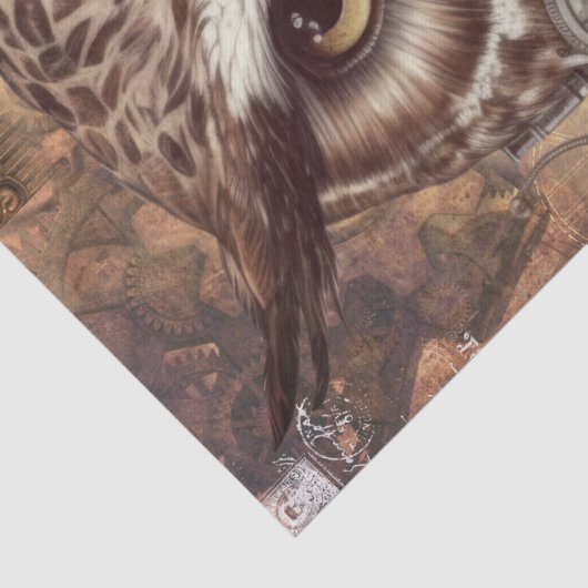 Papier Mousseline Chouette à vapeur (Détail)