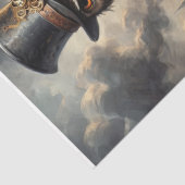 Papier Mousseline Chouette à vapeur -Découpage- (Détail)