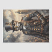 Papier Mousseline Chouette à vapeur -Découpage- (Recto)