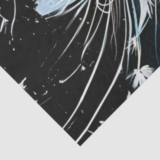 Papier Mousseline Chouette de canicule fantaisie (Détail)