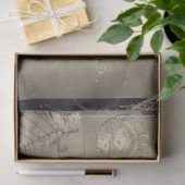 Papier Mousseline Chouette d'Halloween et Citrouille Déplaisant Vint (Cadeau)