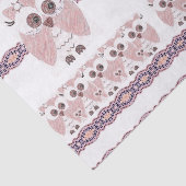 Papier Mousseline Chouette en papier de tissu décoratif (Détail)