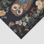 Papier Mousseline Chouette en Tapisserie 3 papier découpage (Détail)