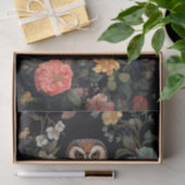 Papier Mousseline Chouette en Tapisserie 3 papier découpage (Cadeau)