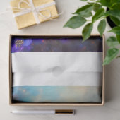 Papier Mousseline Chouette florale (Cadeau)