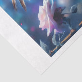 Papier Mousseline Chouette florale 2 (Détail)